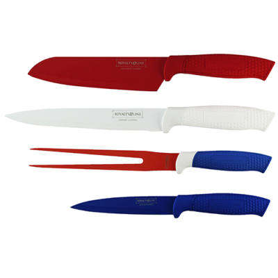 Royalty Line 4-Piece Marble Coating Knife Set (DISPLAY MODEL)