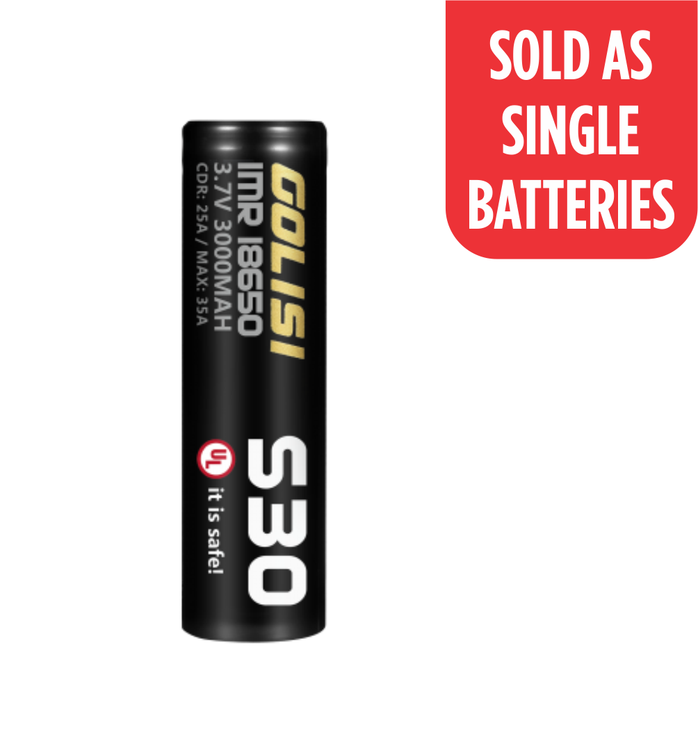 Golisi S30 18650 3000mAh 25A (Each)
