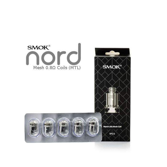 Smok Nord MTL Replacement Coil Head (0.8ohm) - Pack of 5 / 0.8 ohm