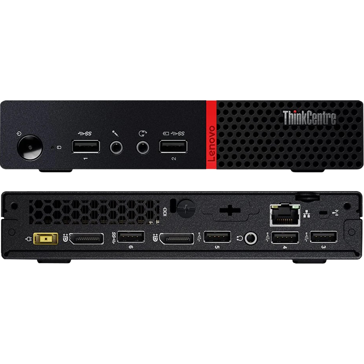 Lenovo ThinkCentre M715q AMD Ryzen 5 Tiny PC with 20" Monitor