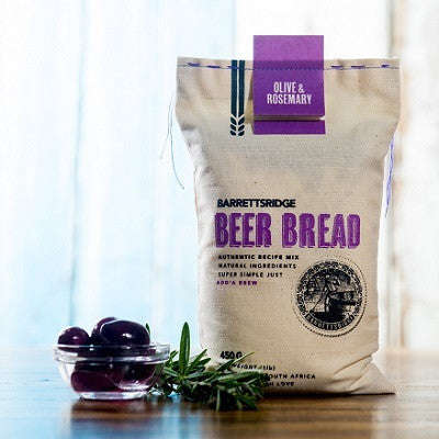 Barrett's Ridge - Artisan Beer Bread Kit - Olive & Rosemary - 450 gm