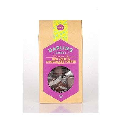 Darling - Handcrafted Toffee - Red Wine & Chocolate Toffee 150 grams