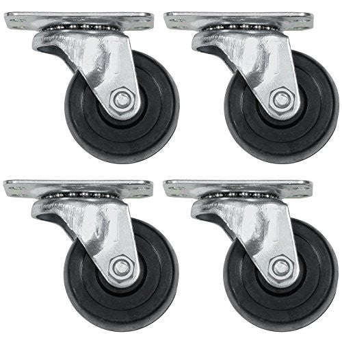 Rct Set Of 4x Castor Wheels 2x Lockable