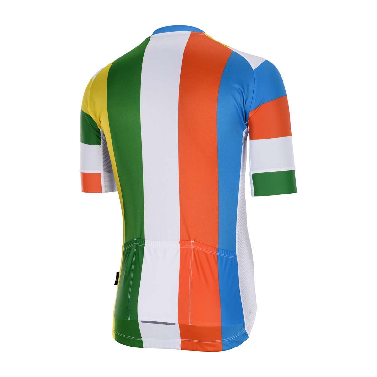 Cycling Box Rainbow Stripes Jersey - Large