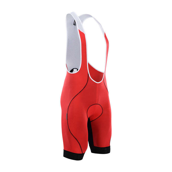 Cycling Box Astra Red Bib Shorts - XXX-Large