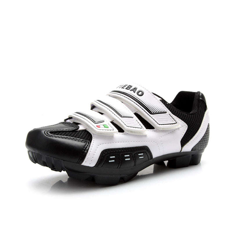 Tiebao Road Cycling Shoes Black and White - 39 (6 UK)
