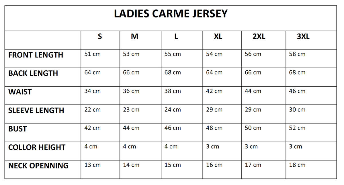 Deko Carme Blue and White Ladies Jersey - Medium