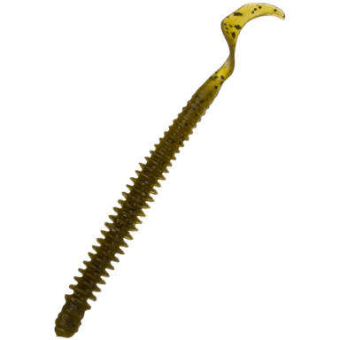 Zoom Dead Ringer Worm - 4" 20PK - Green Pumpkin