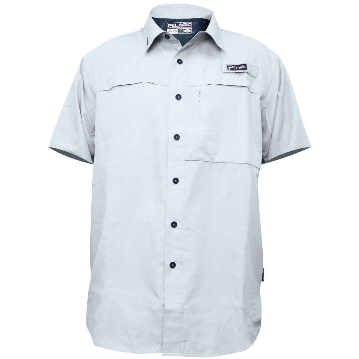 Pelagic Short Sleeve Eclipse Guide Shirt - Ice / 2XL