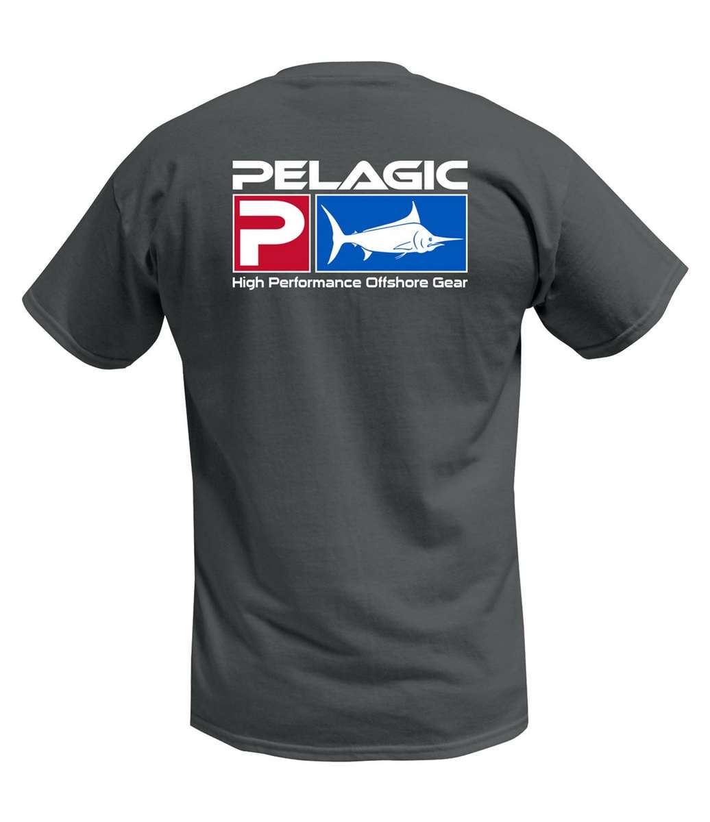 Pelagic Deluxe Logo Tee - Charcoal - M / Charcoal