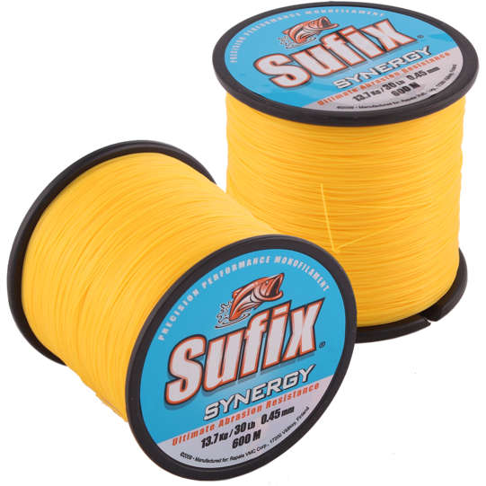 Sufix Synergy Line - 600m / Neon Gold / 30LB