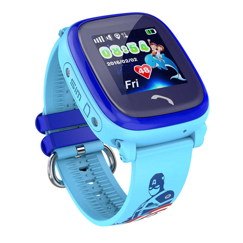 Kids Smart GPS Tracker Watch DF25 - Waterproof - Blue
