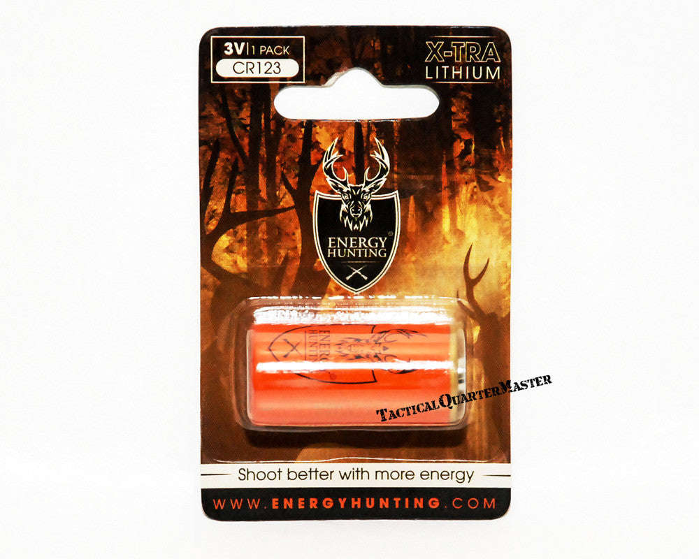 Energy Hunting CR123 Battery- Single