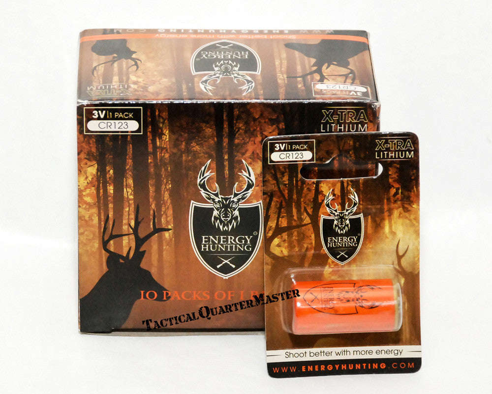 Energy Hunting CR123 Battery- Single