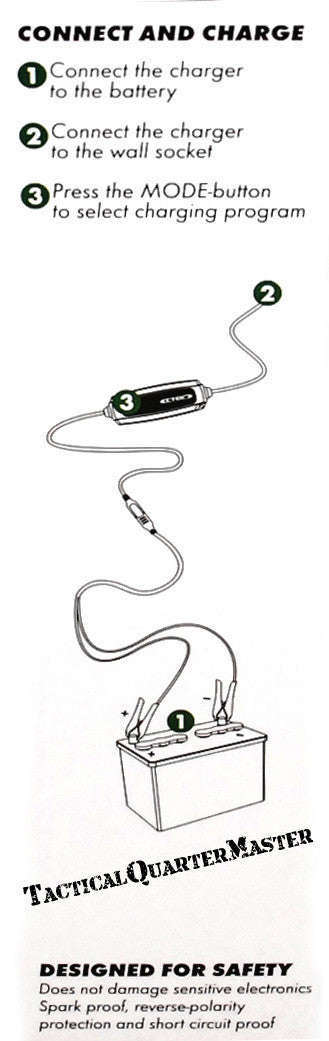 C-TEK MXS3.8 Battery Charger 14.4/14.7v 3.8A