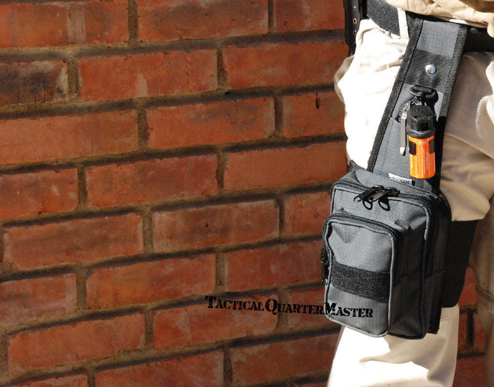 Drop Leg Utility Bag - Black