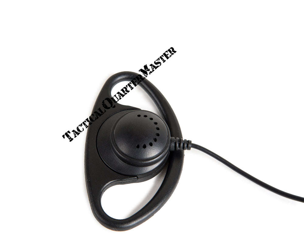 D Type Earpiece with Inline Mic.