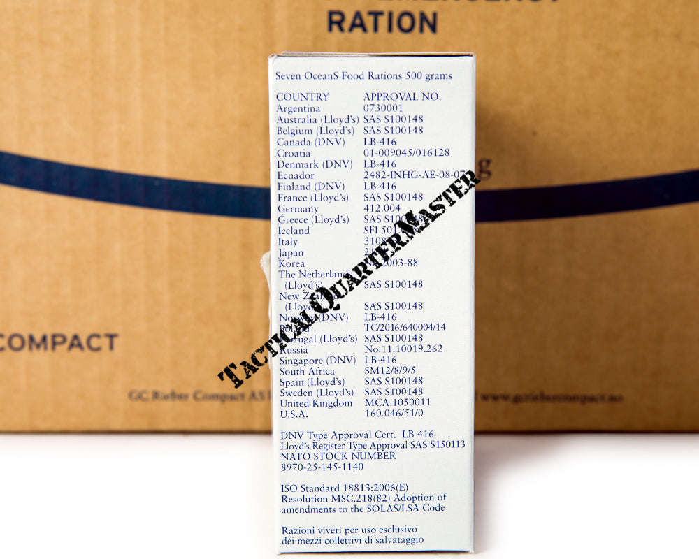 Seven Oceans Emergency Ration Single Ration.