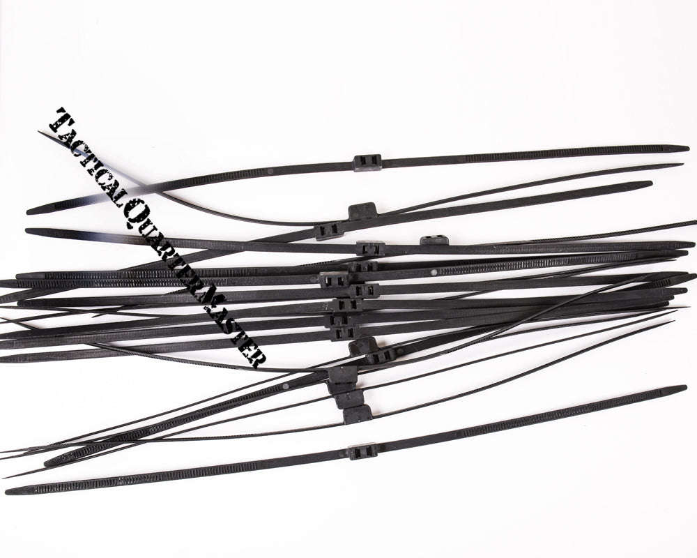 FlexiCuffs-MegaTies: Prisoner Restraints - 20 Pack