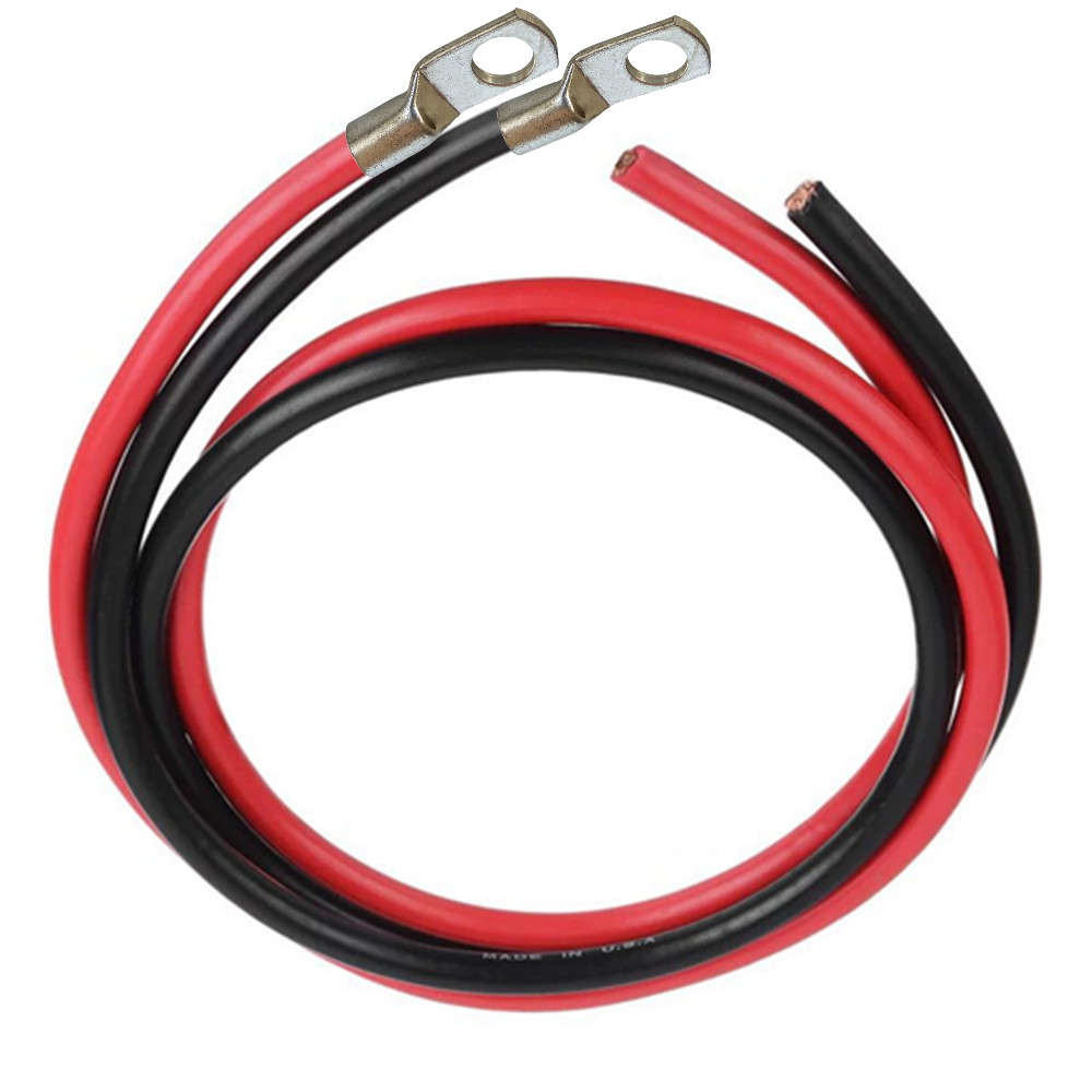 Battery Cable  - 1m with lugs on one end - 25mm2 Battery Cable - 1m with lugs on one end
