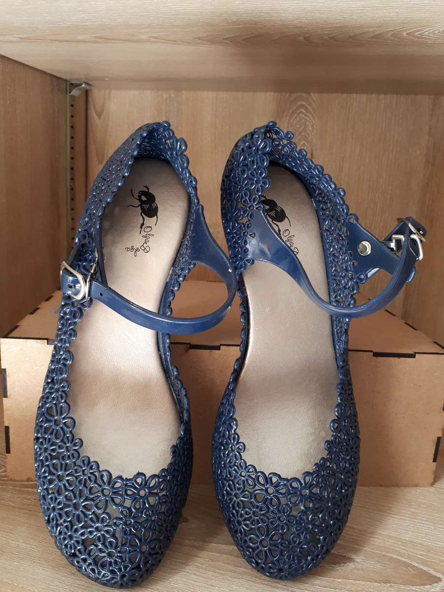 Olga Bolga Jelly Shoes Navy - 7