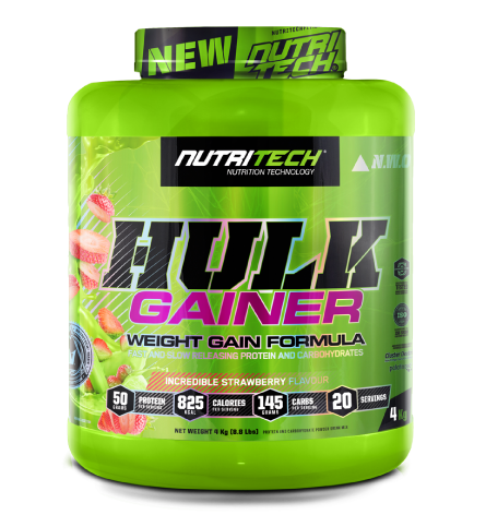 Nutritech Hulk Gainer - 4kg / Incredible Strawberry