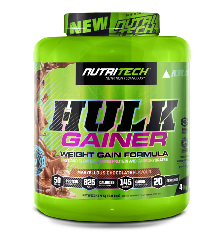Nutritech Hulk Gainer - 4kg / Marvellous Chocolate