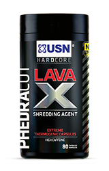 USN Phedra-CUT Lava X Shedding Agent Fat Burner - 80