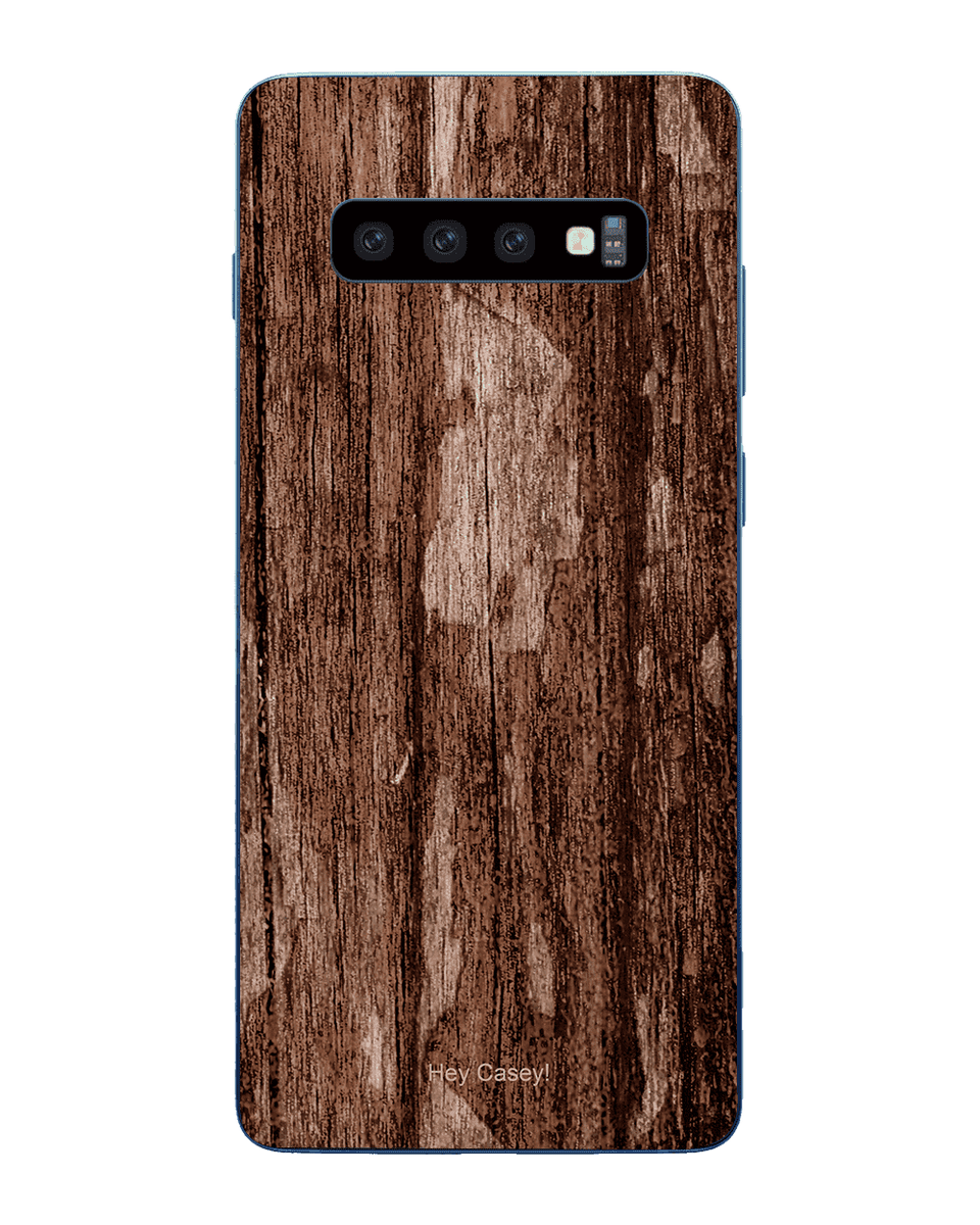Dark Wood Phone Case - Samsung Galaxy S10