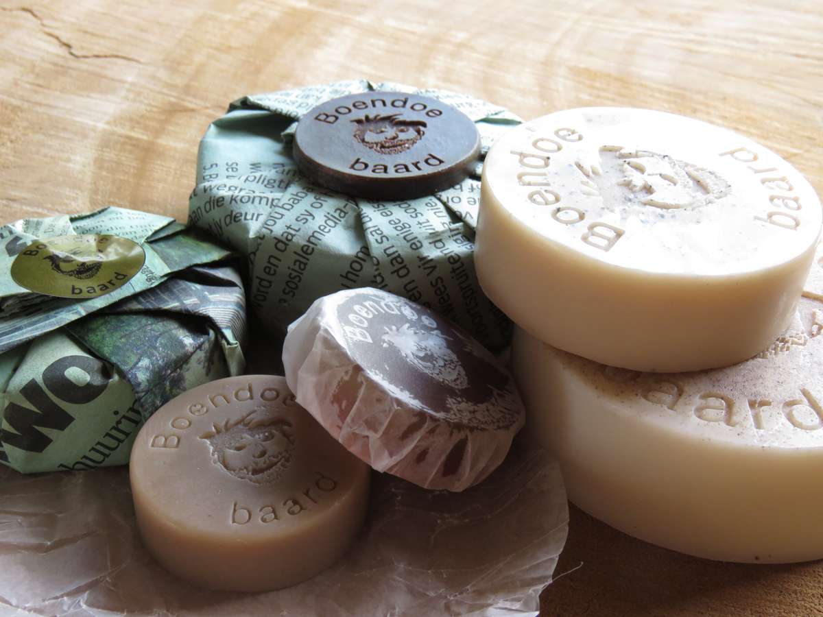 Bundubeard shampoo/conditioner bar (4 bars per pack) - Avo and cucumber