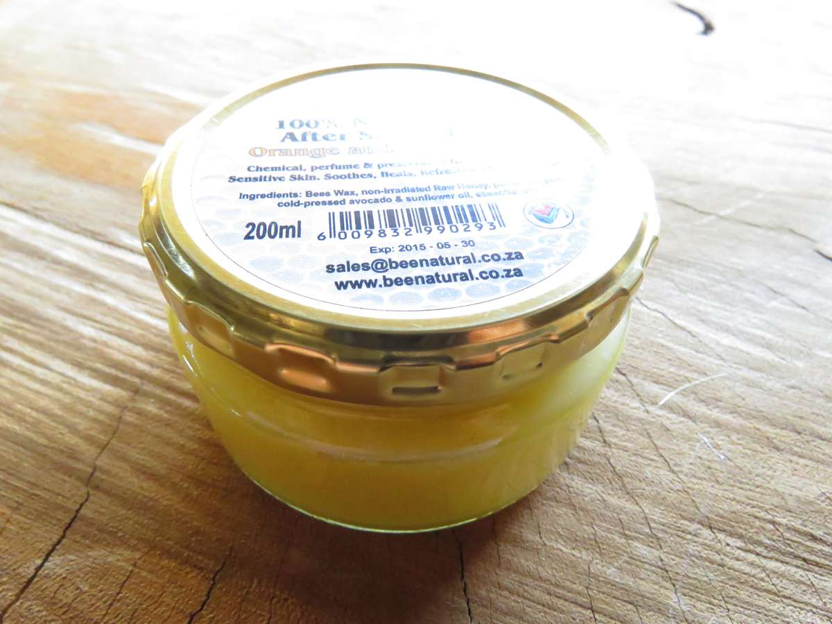 Bee natural after shave balm - 100ml / Cinnemon and sandalwood