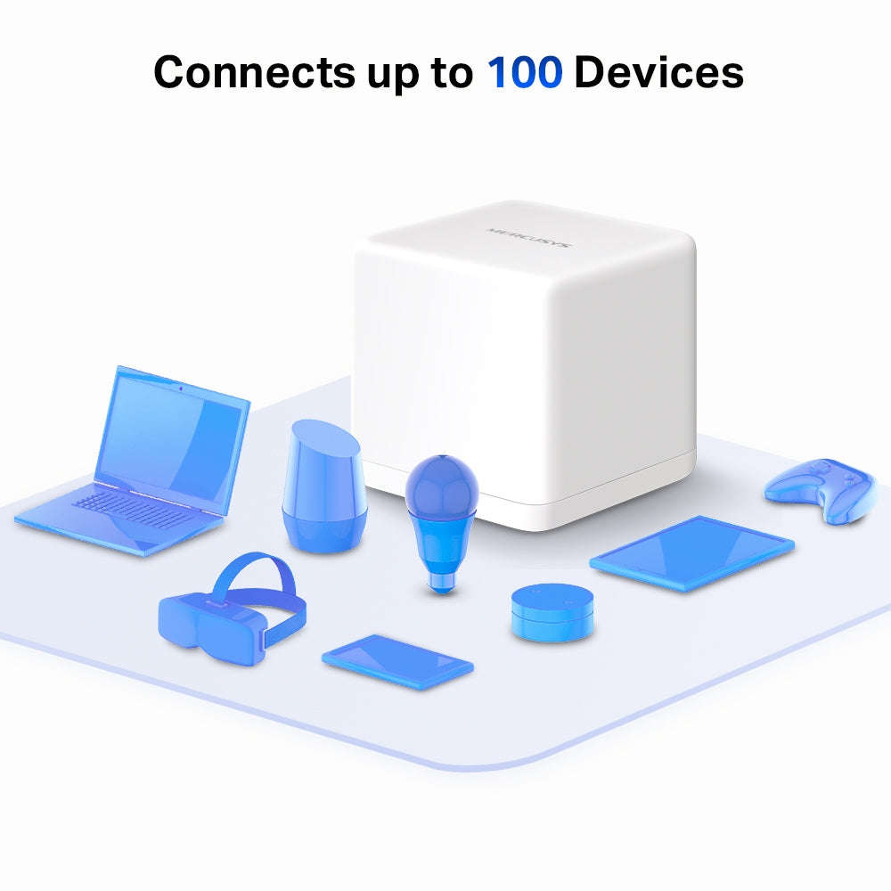 Mercusys Halo H30G AC1300 Whole Home Mesh Wi-Fi System 2-Pack