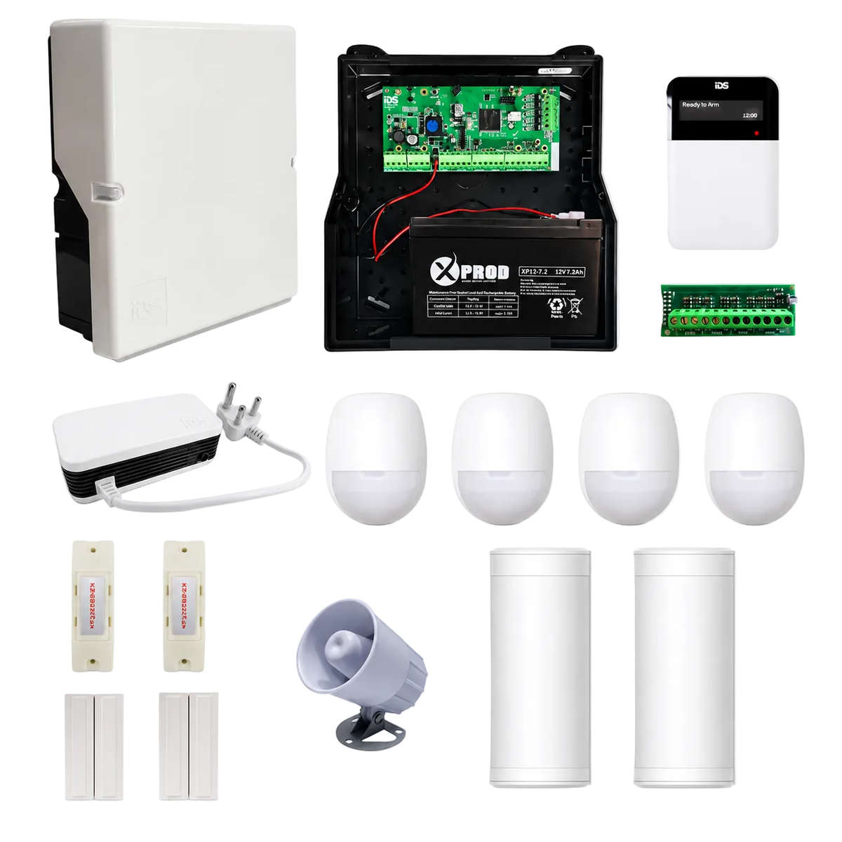 IDS X64 Alarm Kit incl Outdoor Beams