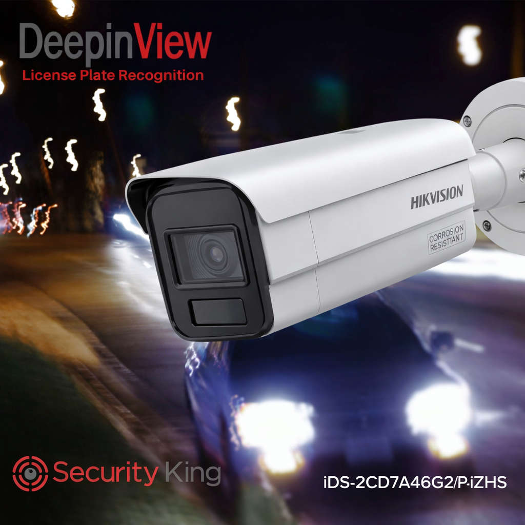 Hikvision 4MP ANPR IR Varifocal Bullet Network Camera 8mm - 32mm