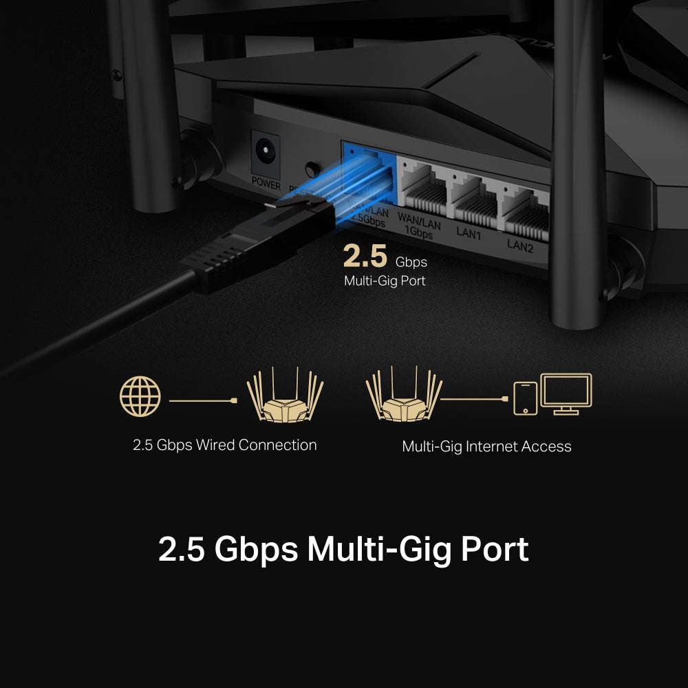 Mercusys MR90X AX6000 8-Stream Wi-Fi 6 Router