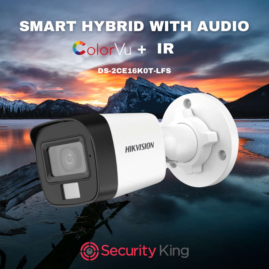 Hikvision 5MP 3K Smart Hybrid Bullet Audio Camera