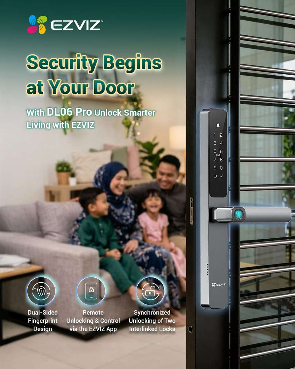 EZVIZ DL06 Pro Smart Fingerprint Door Lock