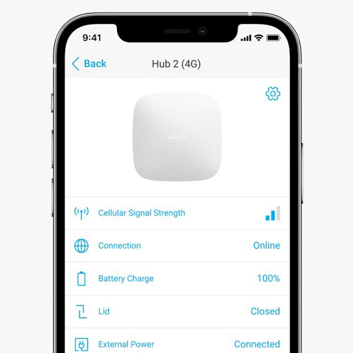 AJAX Hub 2 WI-FI & (4G) White