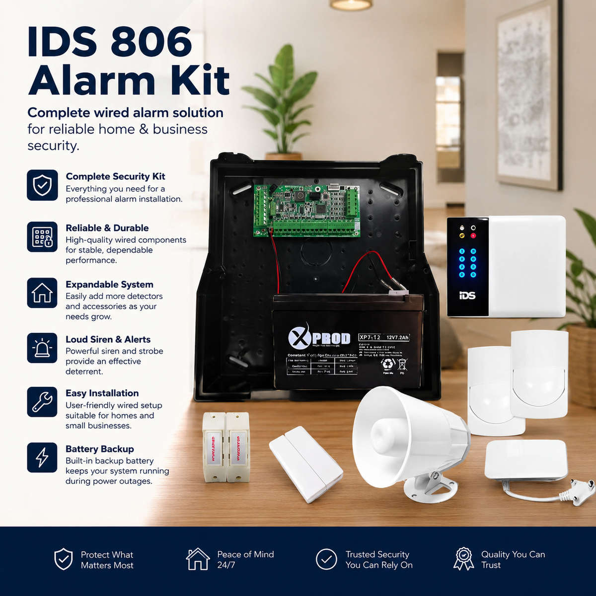 IDS 806 Wired Alarm Kit