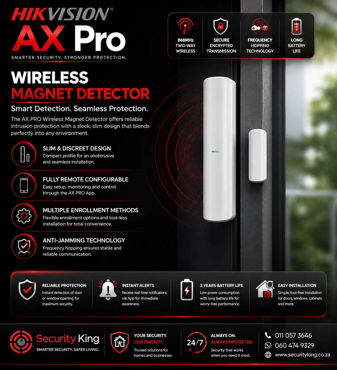 Hikvision AX PRO Wireless Magnet Detector