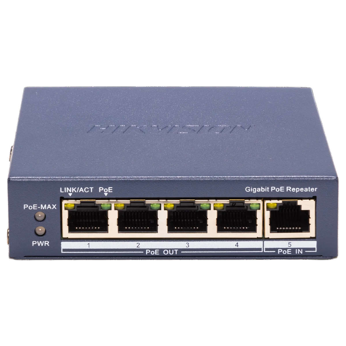 Hikvision 4 Port Gigabit PoE Repeater