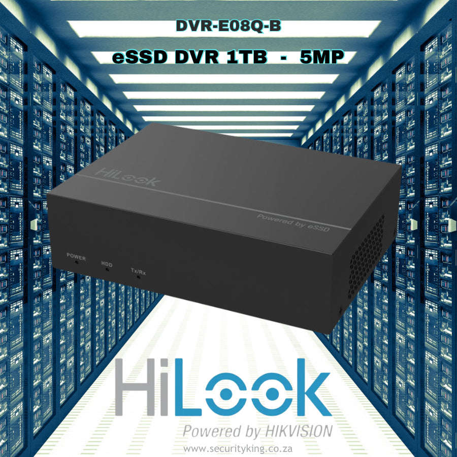 HiLook 8 Channel 5MP AcuSense eDVR - 1TB