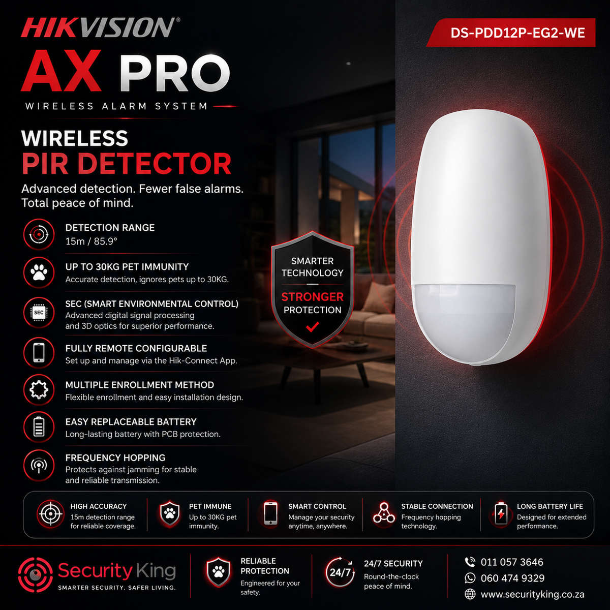 Hikvision AX PRO Wireless PIR Detector