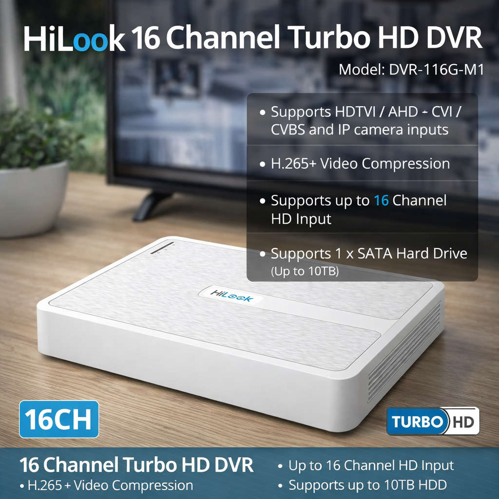 HiLook 16 Channel Turbo HD DVR