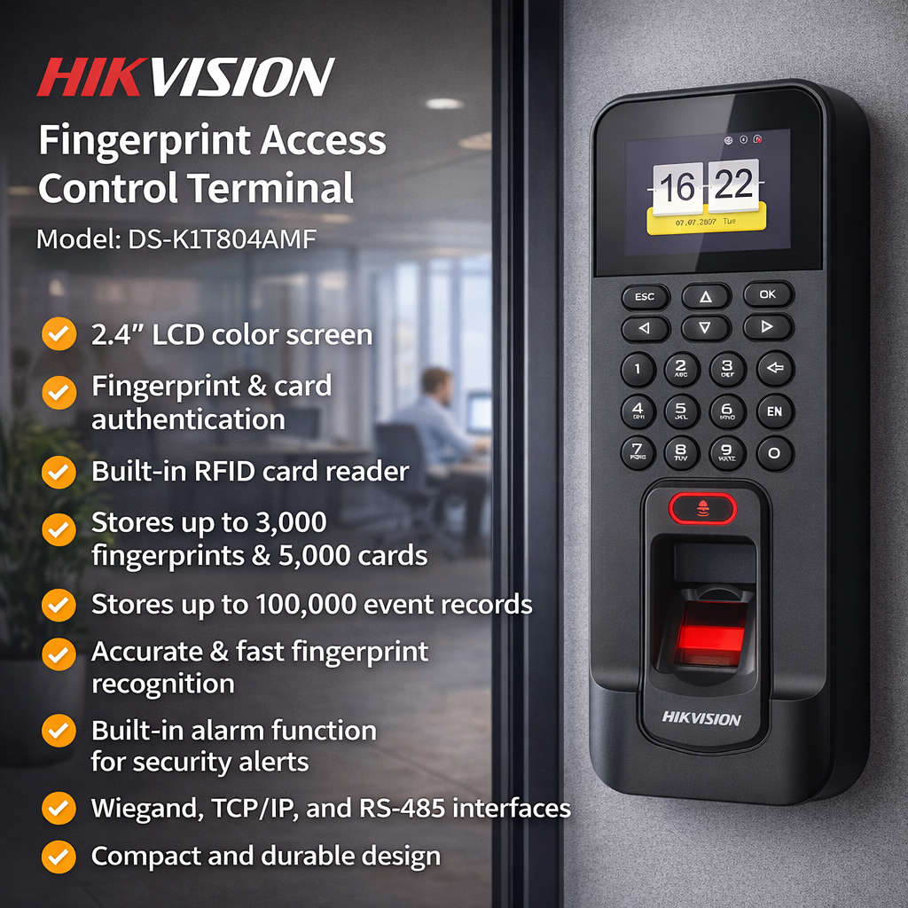 Hikvision Fingerprint Access Control Terminal