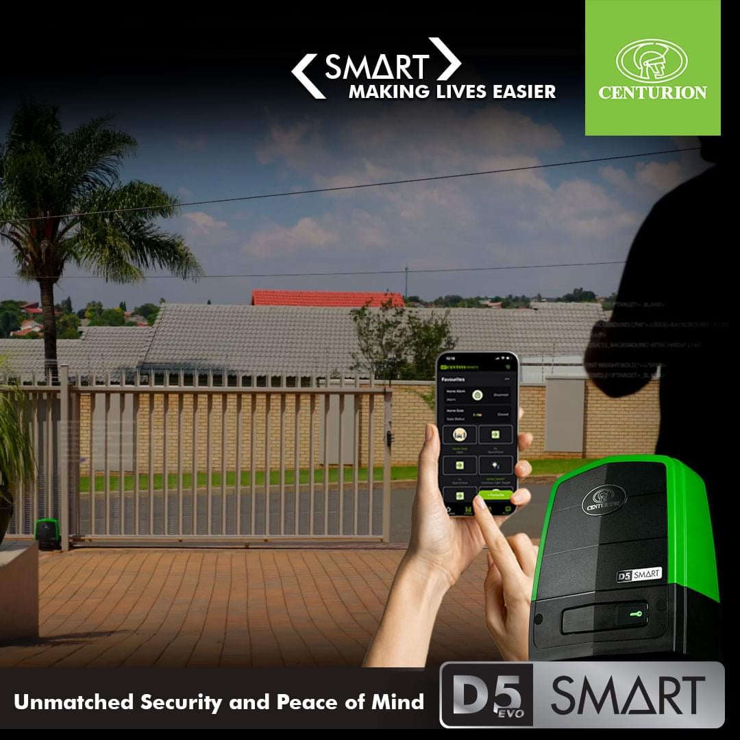 Centurion D5 Evo Smart+ Gate Motor Kit incl Anti-Theft Bracket