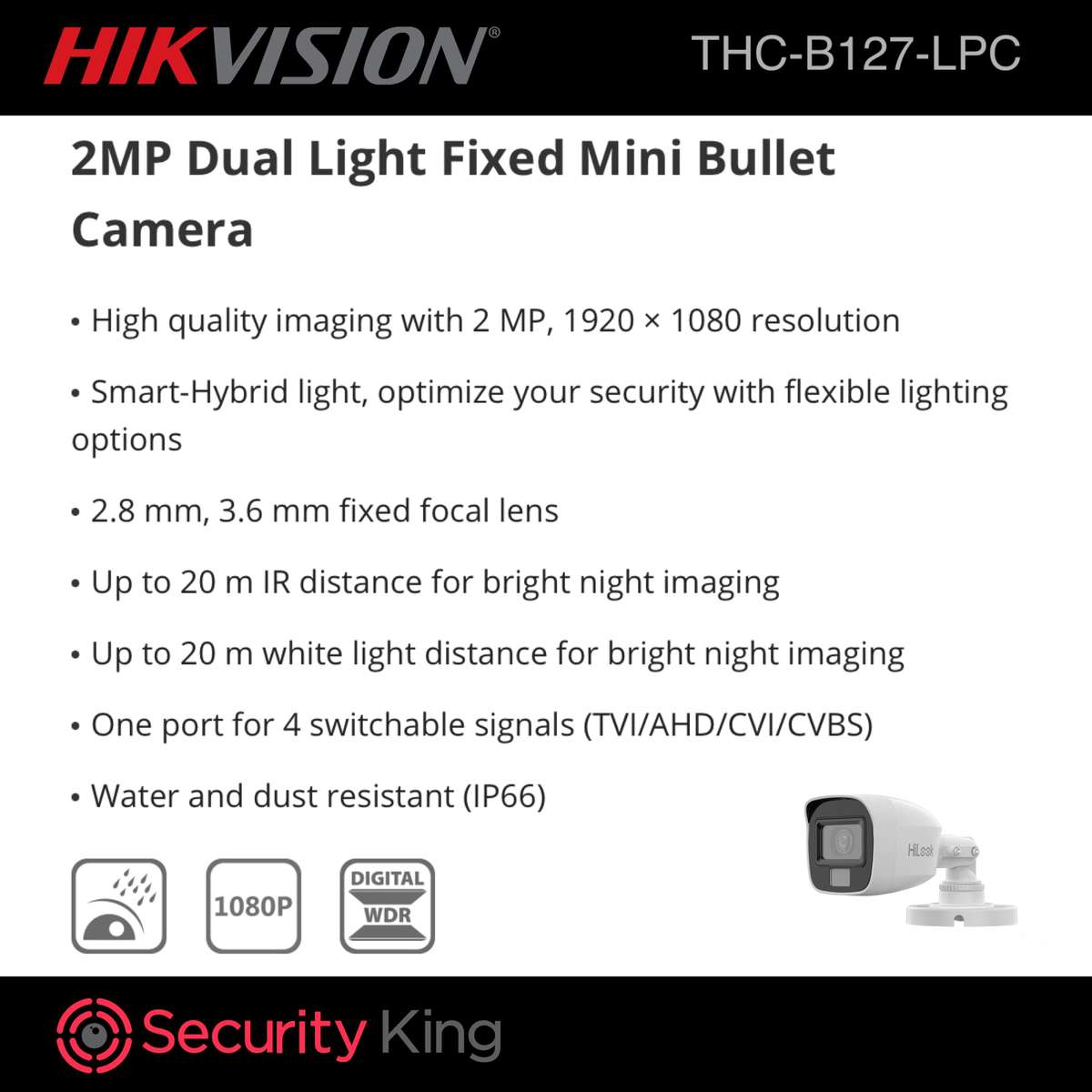 HiLook 8 Channel Smart Hybrid Kit