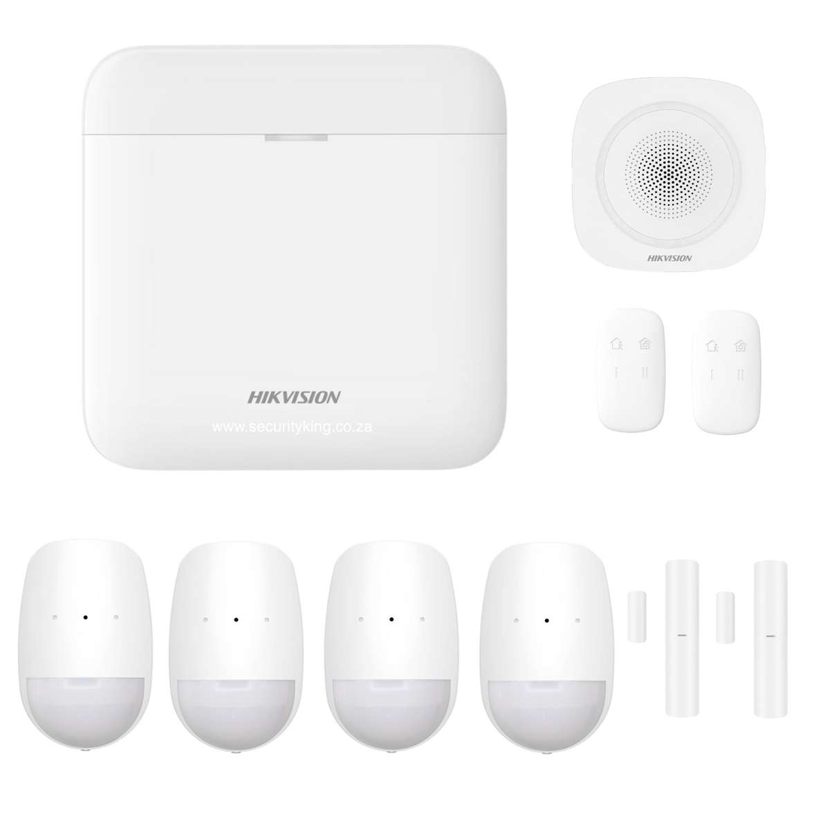 Hikvision AX PRO 64 Zone Indoor Alarm Starter Kit  4 Passives & 2 Door Contacts
