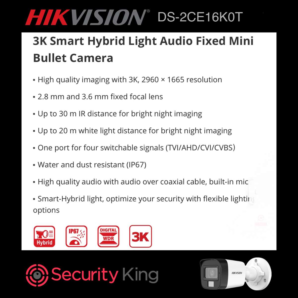 Hikvision 16 Channel 5MP AcuSense Pro Kit