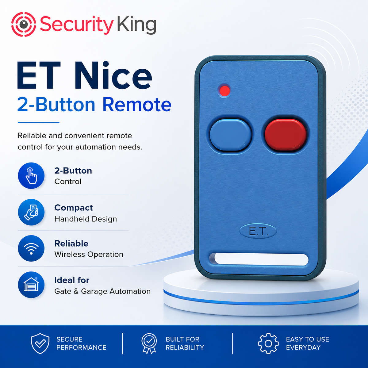 ET Nice 2 Button Remote